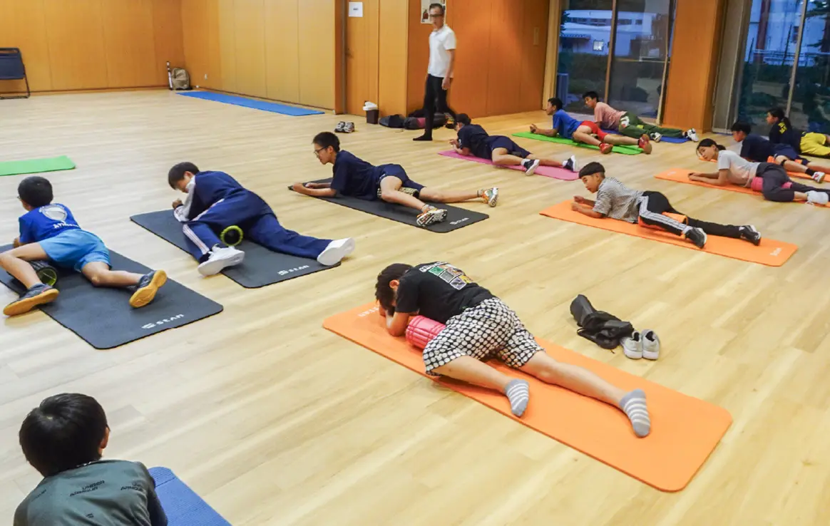 スポーツケア＆トレーニングの様子